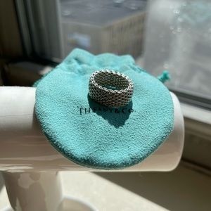 Tiffany & co Somerset mesh ring